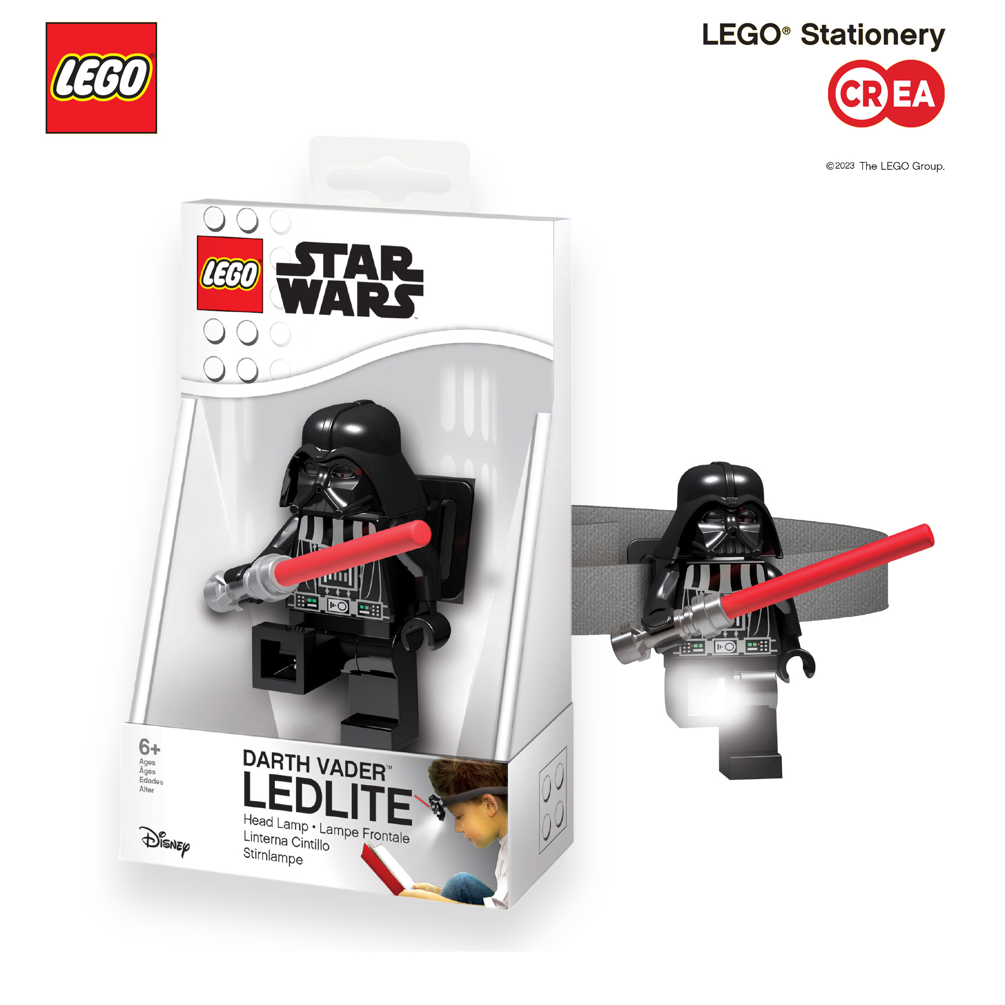 LEGO SW - Darth Vader Lampada TESTA