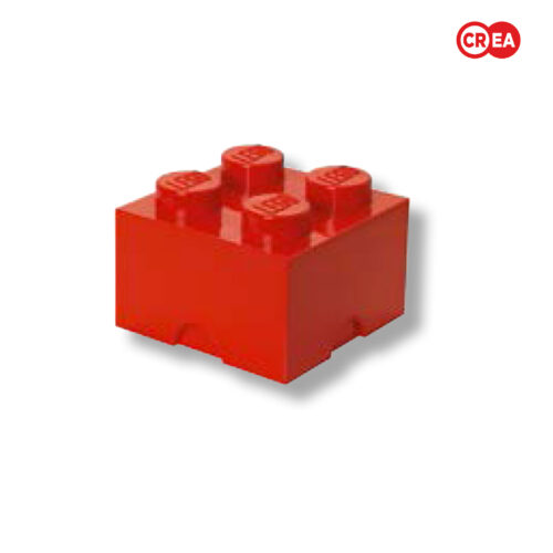 LEGO - Storage Brick 4 - Rosso