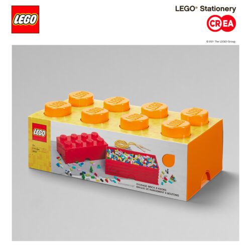 LEGO - Storage Brick 8 Maxi - Arancio